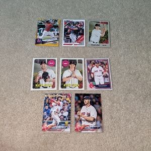 2018 & 2019 Boston Red Sox card lot of 8